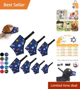 Comfortable Silicone Dog Muzzle for Long Snouts - Prevents Biting and Barking - Picture 1 of 8