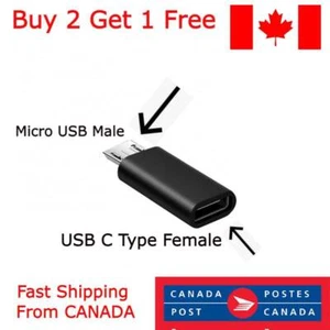 USB 3.1 Type C Female to USB 2.0 Micro Male Adapter Converter Connector USB C - Photo 1 sur 3