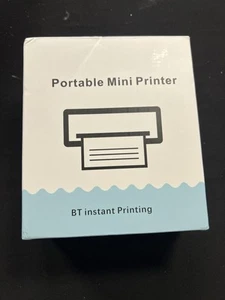 Portable Mini Printer- BT instant Printing - Pink (2C2) NEW IN BOX. gift idea!! - Afbeelding 1 van 1