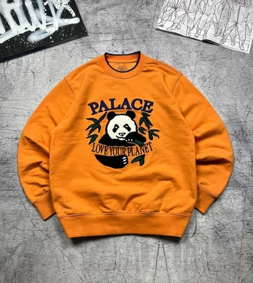 Sudadera Palace Panda Crew Naranja Talla M Foto 1 de 4