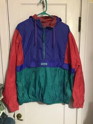 Columbia Vintage Colorblock Chubasquero Hombre’s XL Foto 1 de 4