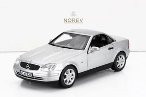 Mercedes Benz Clase SLK SLK350 Cabriolet Spider 1996 plata 183020 Norev 1/18 - Imagen 1 de 11