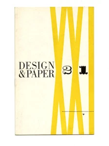 1945 Lester Beall DESIGN & PAPER 21 Raymond Loewy Industrial Design Paper Promo  - Foto 1 di 9