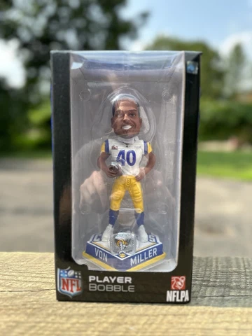 Von Miller  Los Angeles Rams Super Bowl LVI Champs Bobblehead FOCO NEW IN BOX Cover
