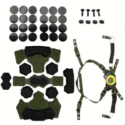 Casco táctico acolchado cómodo forro universal de espuma viscoelástica para montar Foto 1 de 4