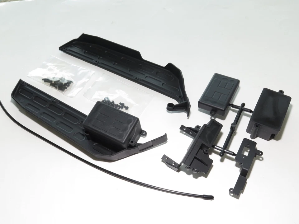 TKR9301 TEKNO NB48 2.1 BUGGY RX BATTERY BOXES SERVO MOUNTS SIDE GUARDS - Image 1 of 1