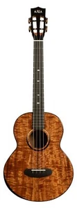 Kala KA-CT-SA-BG - Contour All Solid Gloss Acacia Baritone Ukulele, with Bag - Picture 1 of 4