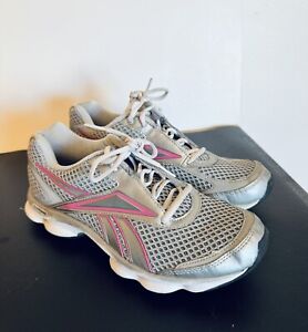 Reebok Runtone Run Tone Women's Running Tennis Shoes Pink Silver US Size 8 