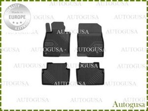 NEW LHD FULL SET BLACK RUBBER FLOOR MATS CAR LINERS FOR MAZDA 6 2013- ESTATE - Picture 1 of 4