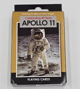 APOLLO 11 40TH ANNIVERSARY PLAYING CARD DECK BOXED NEW SEALED - Picture 1 of 3