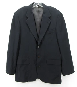 VINTAGE Gap Sport Coat Men 40 Blue Blazer Worsted Wool Jacket Business Navy * - Picture 1 of 13