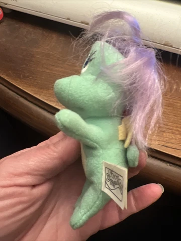 Playskool Dragon Tales Green DRAGON Plush STUFFED ANIMAL Toy 1999 4.5" Cover