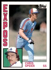 1984 Topps Chris Speier Baseball Cards #678