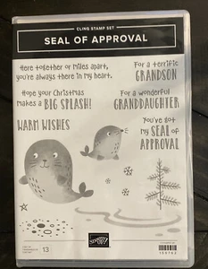 Stampin Up Gütesiegel - roter Gummi 13er Set. Neu - Bild 1 von 1