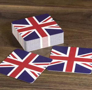 Union Jack / British Beer Mats / Coasters - Pack of 10 - Picture 1 of 2