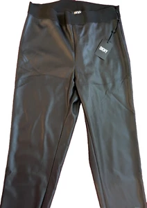 DKNY Women Dress Pants Size Large Long, Black - Picture 1 of 23