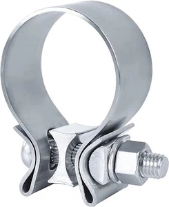 2.0 Inch Exhaust Clamp,Narrow Band Muffler Clamp Stainless Steel - Picture 1 of 5