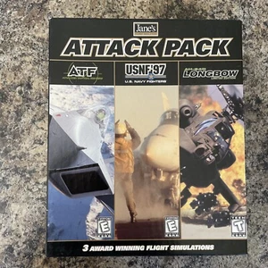 Jane's Attack Pack ATF USNF'97 Longbow Gioco CD-ROM PC Windows 95 Usato - Foto 1 di 3