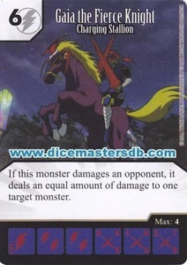Gaia the Fierce Knight Charging Stallion #021 - Yu-Gi-Oh! - Dice Masters - Picture 1 of 1
