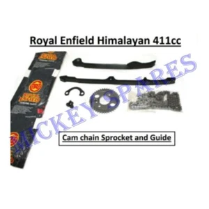 ROYAL ENFIELD CAM CHAIN SPROCKET AND GUIDE FOR HIMALAYAN 411CC - Picture 1 of 2