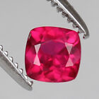 Natural Red Ruby 1.50 Ct Square Cut Loose Certified Gemstone Heated