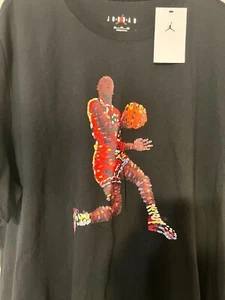 Michael Jordan - Nike Mens Black Shirt XXL Flight Essentials Jordan S Shirt NWT - Picture 1 of 6