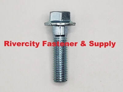 M12-1.75x50 Hex Head Flange Bolts 12mm x 50mm Grade 10.9 Screws M12x1.75 x 50 - Image 1 of 4