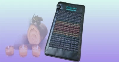 Multi-stones Amethyst Tourmaline Far-infrared PEMF Magnetic TENS Heating Mat - Image 1 of 4