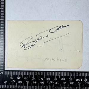 Billy Cotton Band Leader Car Racer Football Grahame Clifford G&S Actor Autograph - Picture 1 of 5