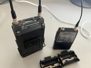 Sennheiser Funkstrecke SK 3063-U mit EK 3041, Mikro ME104, Freq.: 798,3 bis 816 - Bild 1 von 8