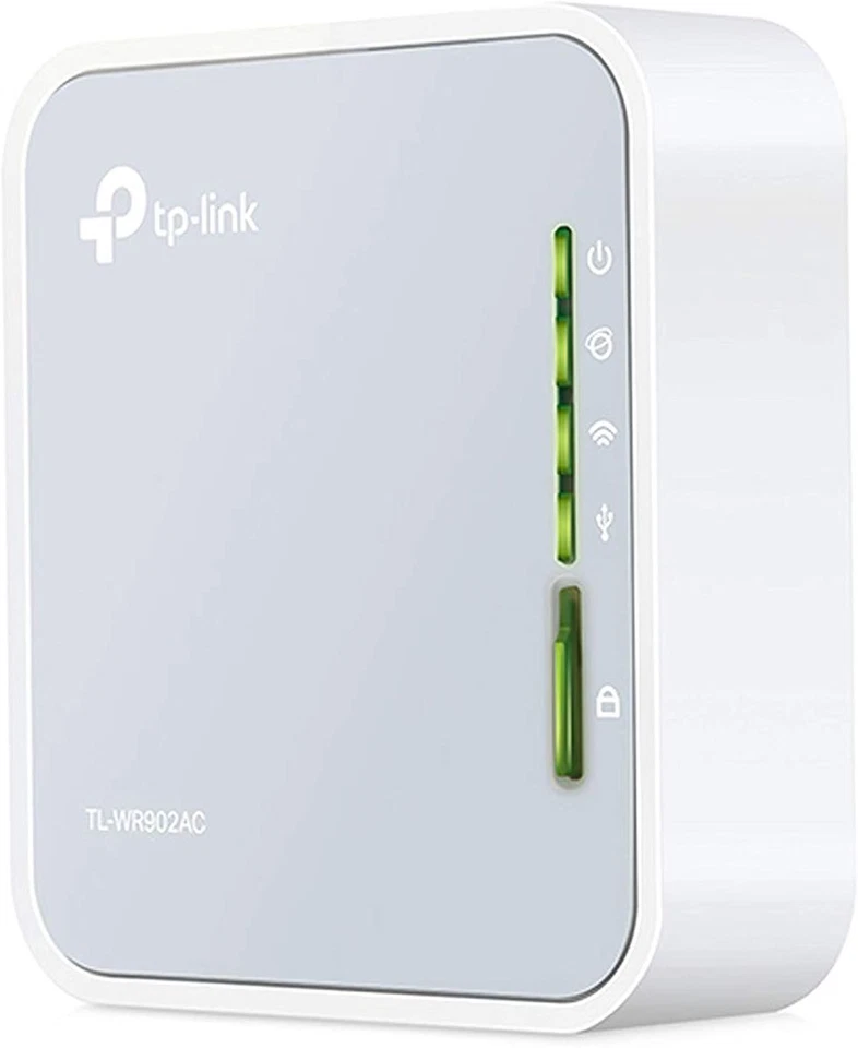 TP-Link TL-WR902AC EU AC750 Wireless Dual-Band Travel Router for 3G 4G Modem V3 - Immagine 1 di 1