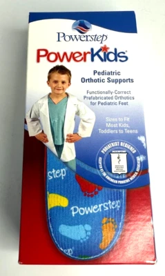 Plantilla de soporte ortopédico Powerkids Absorbente Amortiguador KB Niño pequeño 8,5-9,5 EE. UU. Foto 1 de 4