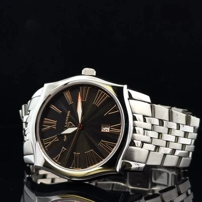 "Batería nueva Swiss Legend 42 mm oro rosa acero zafiro fecha 7,5""" Foto 1 de 4