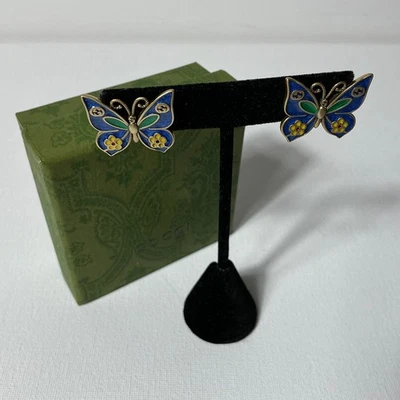 Hermosos pendientes mariposa Gucci Foto 1 de 3