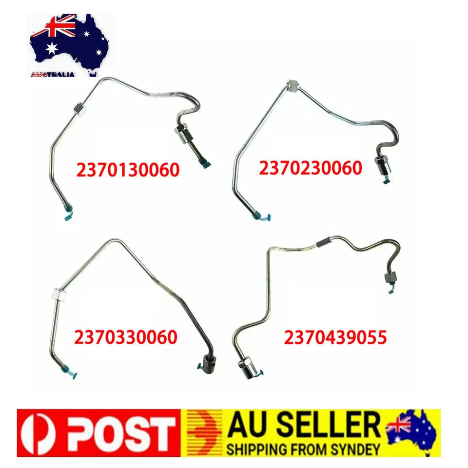 4X Fuel Injector Pipe Lines SetToyota Hilux KUN16 KUN26 1KDFTV 1KD-FTV - image 1 of 4