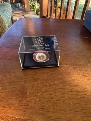 1:12 Scale Miniature Furniture DollHouse Reutter German Porcelain Serving Plate - Image 1 of 3