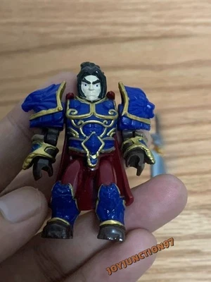 Mega Bloks World of Warcraft Varian Wrynn Building Figure Rare Toy No Weapon - Image 1 of 2