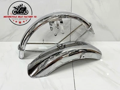 Guardabarros delantero y trasero 72-75 Suzuki GT750 Su Huggers GT750 Lemans cromado Foto 1 de 4