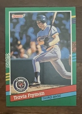 1991 Donruss Travis Fryman #768b Detroit Tigers Baseball Card - Image 1 of 2