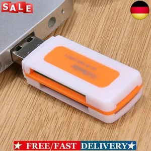 4 en 1 Mini Lecteur de Carte USB 2.0 Lecteur de Carte Mémoire Portable pour TF SD MS M2 NEUF - Photo 1/6
