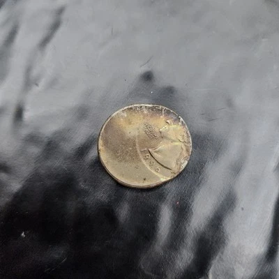 1996 25c Washington Quarter Off-Center Strike Mint Error Black Toned US USA🪙 - Image 1 of 3