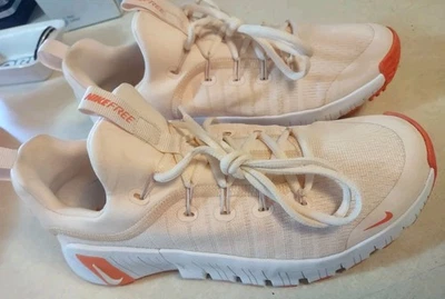 Womens Size 8.5 Nike Free Metcon 6 Guava Ice White Casual Training FJ7126 801 - Image 1 of 4