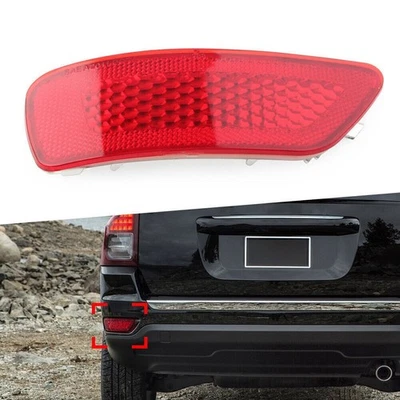 Left Rear Bumper Reflector Light Lens Fit Jeep Grand Cherokee 2011-2016 12 13 14 - Image 1 of 4