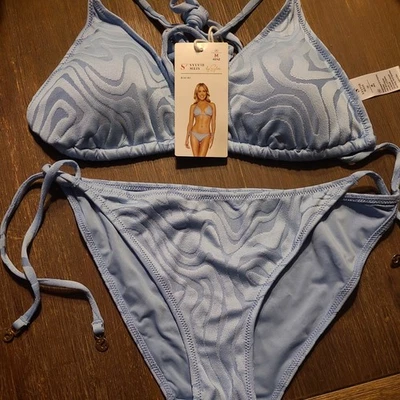 Neu Sylvie Meis Designer BIKINI Eisblau/ hellblau Gr.M 40/42 neu - Bild 1 von 2