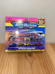 Micro Machines 1996 #20 Retro Roadsters nuevo/sin abrir - Imagen 1 de 6