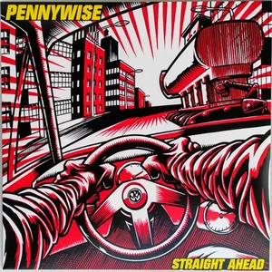 LP Pennywise Straight Ahead CLEAR MILKY W RED / BLACK / YELLOW SPLATTER VINYL - Imagen 1 de 1