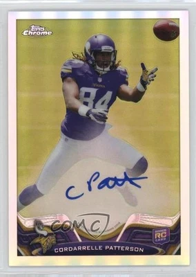 2013 Topps Chrome Rookie Refractor Auto /150 Cordarrelle Patterson #19 Auto RC - Image 1 of 2