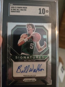2020-21 Panini Prizm - Signatures Bill Walton #SI-BWL (AU) SGC 10! FRESH SLAB! - Picture 1 of 3