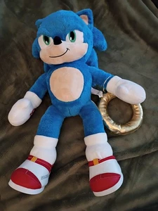 Peluche Sonic HEDGEHOG TALKING BAB Build A Bear 18” con zapatos + ¡¡Anillo dorado raro!!! - Imagen 1 de 7