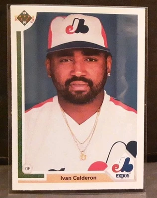 Ivan Calderon "Montreal Expos". 1991 Upper Deck Baseball Card #786 - Image 1 of 2